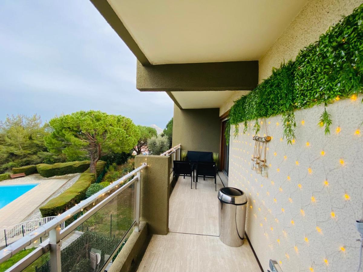 Appartement Cote D'Azur Plage - Piscine - Tennis فينوف لوبيه المظهر الخارجي الصورة